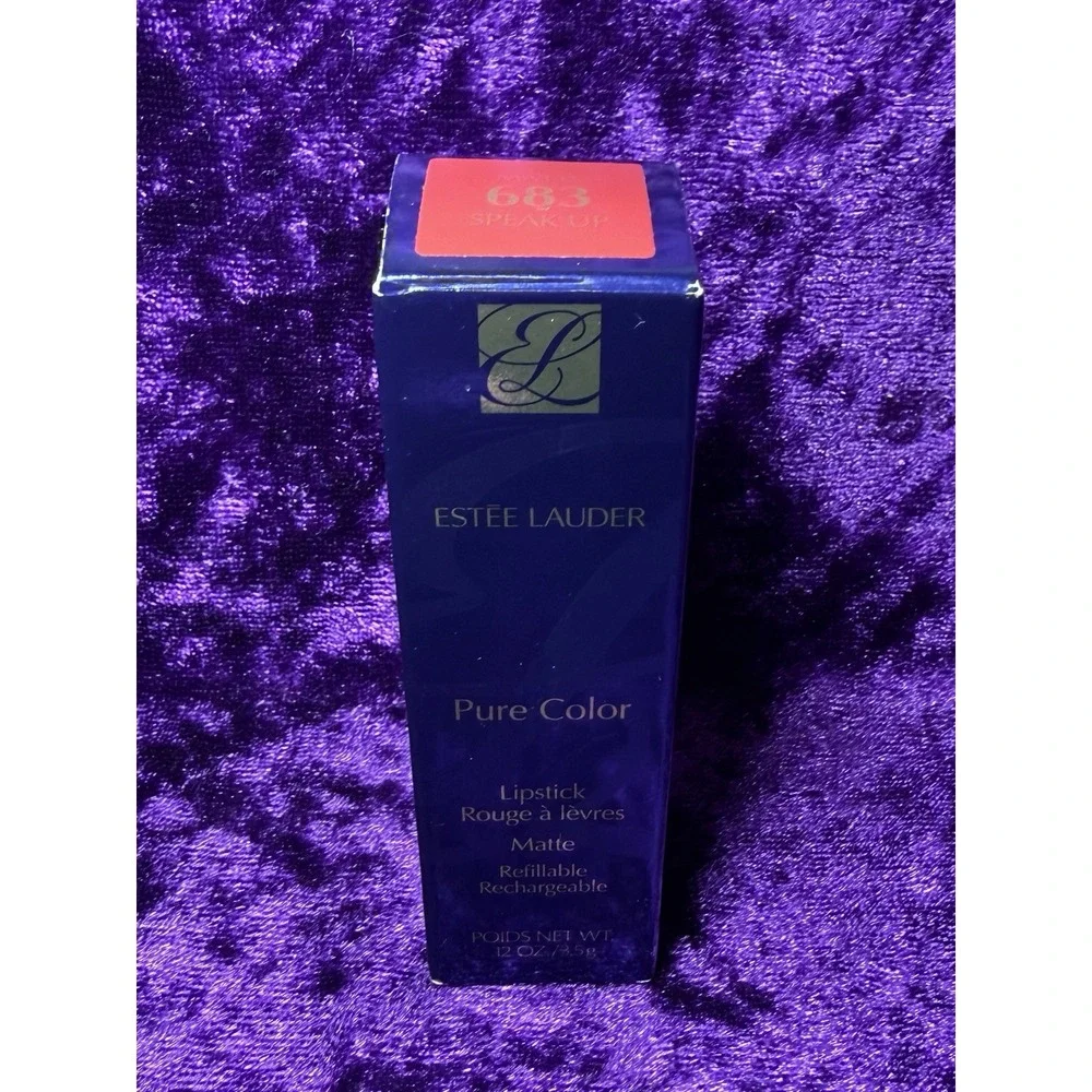 ESTEE LAUDER LIPSTICK 823 SPEAK‎ UP Pure Color Matte ~ NIB